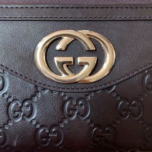 Guccissima Sukey Zip All Leather Wallet